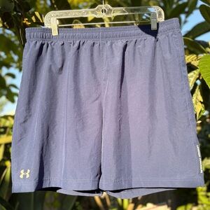 Under Armour Navy Ultra Lightweight Athletic Draw String Shorts Size XL